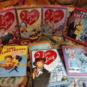 I Love Lucy DVD & The Lucy Show Collection - Red, White, Blue Covers
